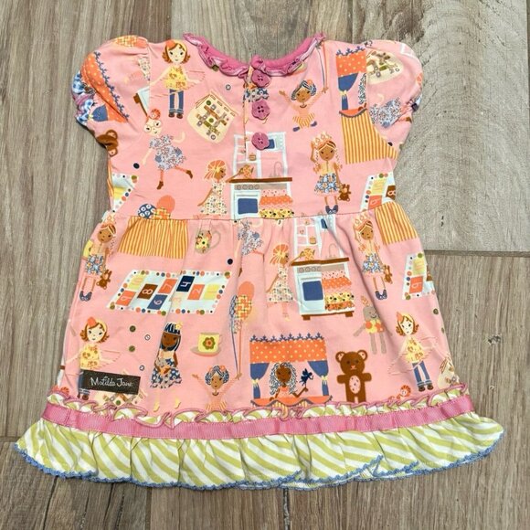 Matilda Jane Make Believe The Puppeteer Ruffle Tunic Dress Ballet - Picture 2 of 3